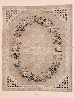 Wall Flowers Linen Hardanger Designs by Rose Marie 1998 PATTERN ONLY 30 count